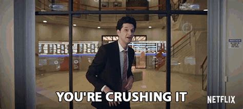 crushing it gif